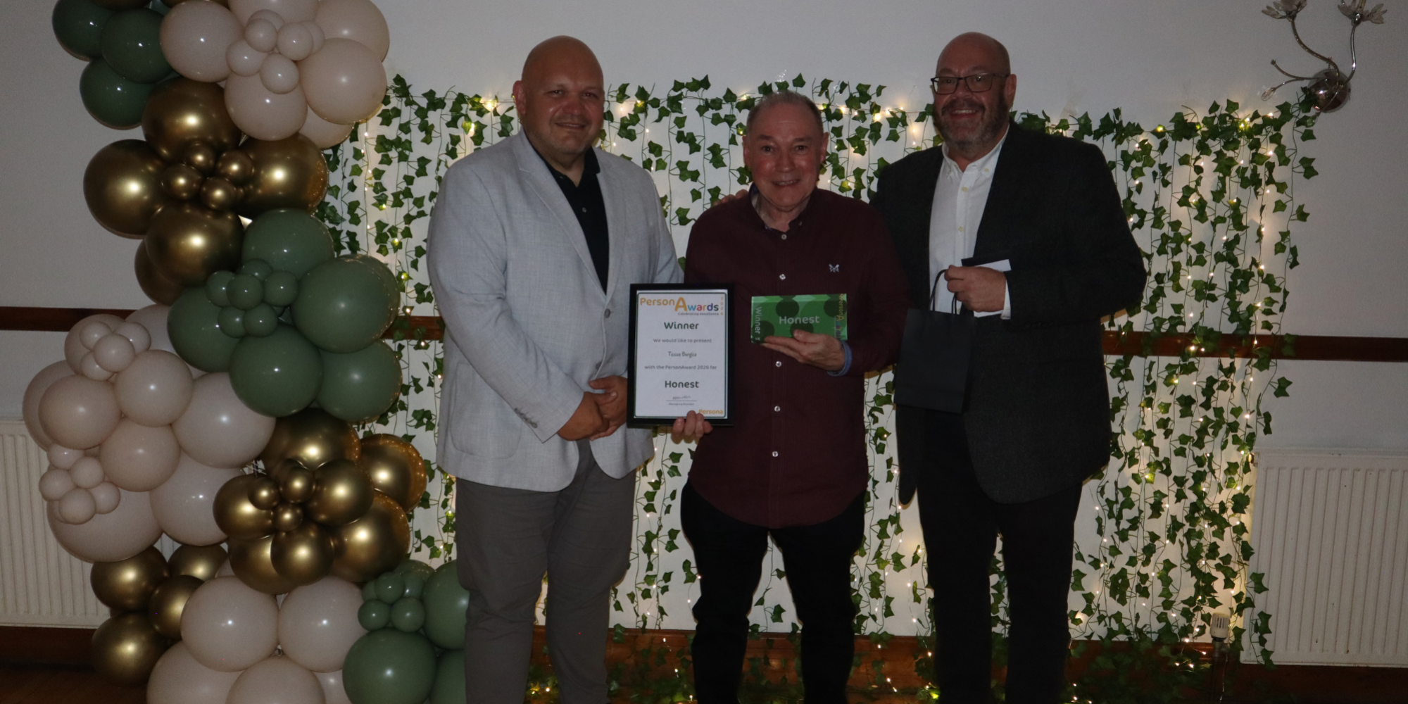 Honest Award Winner