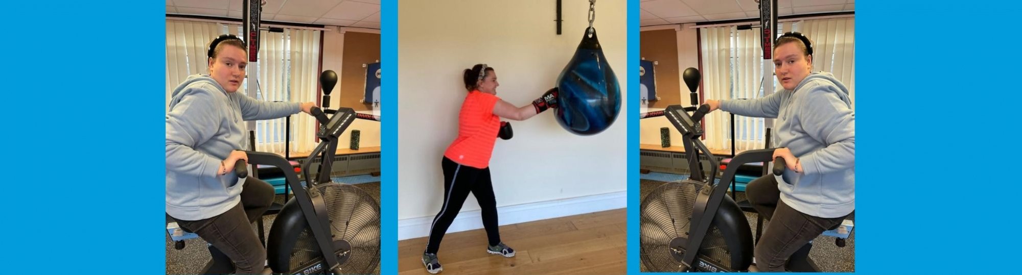 Boxing Her Way to Fitness - Sarisa