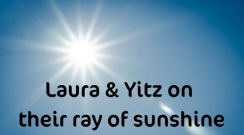 Laura and Yitz on their Shared Lives ray of sunshine