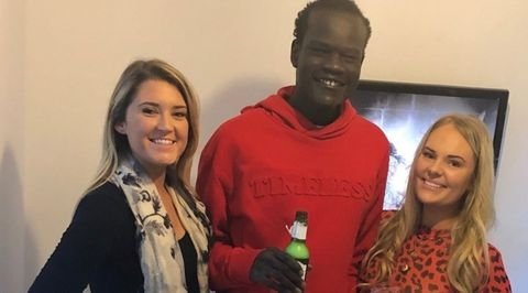 Deng has met his old college friend through his Shared Lives carer, Paul.
